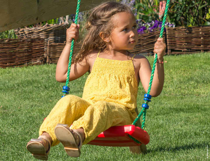 Jungle Cottage | Wooden climbing frame with swing